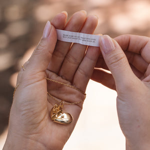 Heart + Arrow Locket - Gold